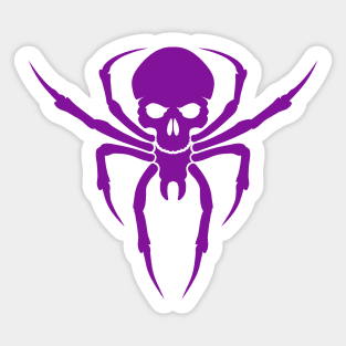 STEEL WEB Spider (Royal Purple) Sticker